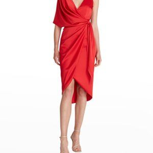 Theia Candace Satin Cocktail Dress NWT
